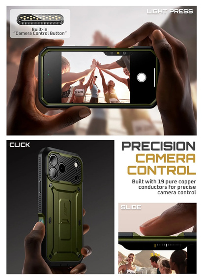 Carcasă Supcase pentru iPhone 17 Pro Max, Unicorn Beetle Pro, Guldan