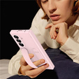 Husă cu mâner și suport - roz pentru Samsung Galaxy Z Fold7