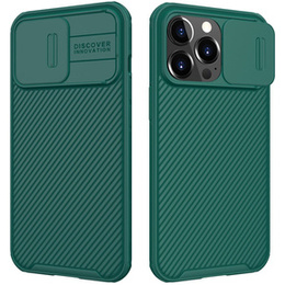 Carcasă blindată Nillkin pentru iPhone 13 Pro, CamShield Pro, albastru