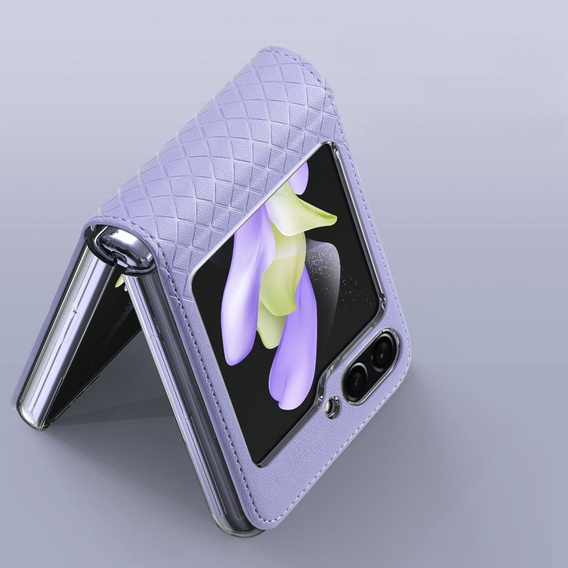 Husă Dux Ducis pentru Samsung Galaxy Z Flip5 5G, Bril, violet