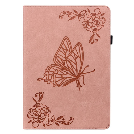 Husă pentru Lenovo Tab M11, Butterfly, roz