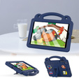 Husă pentru copii pentru iPad mini 7.9" 2019/2015/2014/2013/2012 (5/4/3/2/1 gen.), Cute Patterns, cu suport, albastru închis