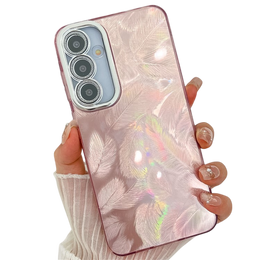 Carcasa pentru Samsung Galaxy A36 5G / A56 5G, Feather, roz