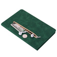 Huse pentru Lenovo Tab P11 Pro Gen 2, Wallet Pen Slot, verde