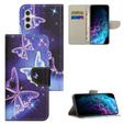 Cu clapetă pentru Samsung Galaxy M15 5G, Wallet, Sparkling Butterflies
