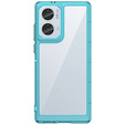 Huse pentru Motorola Edge 50 Fusion 5G, Fusion Hybrid, transparent / albastru
