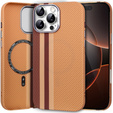 Carcasa pentru iPhone 16 Pro, Carbon Fiber MagSafe, galben