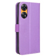 Cu clapetă pentru Oppo Reno8 T 4G, Wallet Smart Magnet, violet