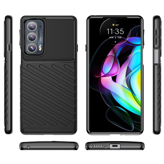 Huse pentru Motorola Edge 20, Thunder, negru