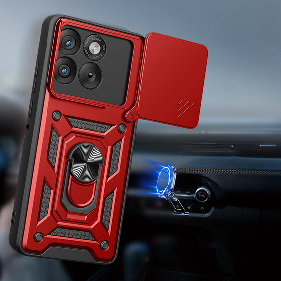 Husă blindată CamShield Slide cu capac pentru cameră și inel pentru Motorola Edge 70