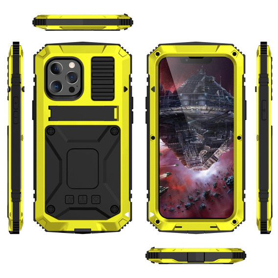 Husă pentru iPhone 13 Pro, R-JUST, armată, galben