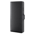 Husa cu clapetă pentru Samsung Galaxy A35 5G, Split Leather, negru