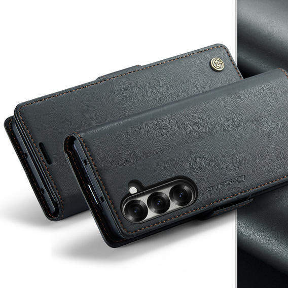 CASEME Litchi Wallet flip caz pentru Samsung Galaxy Z Fold7 5G