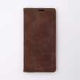 Husă pentru Motorola Edge 40, ERBORD Vintage, portofel cu clapetă, cafea
