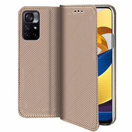 Cu clapetă pentru Xiaomi Poco M4 Pro 5G / Redmi Note 11S 5G, Wallet Smart Magnet, albastru
