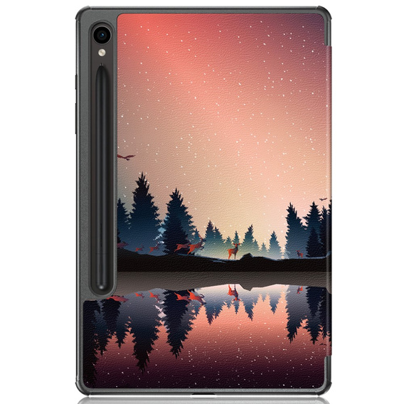 Huse pentru Samsung Galaxy Tab S9, Smartcase Hybrid Pen Slot, night
