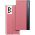 Husă cu clapetă pentru Samsung Galaxy A32 5G, Side View, roz