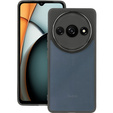 Husă din silicon pentru Xiaomi Redmi A3, cu protecție pentru cameră, transparent / negru