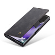 Husa CASEME pentru Samsung Galaxy Note 20 Ultra, Leather Wallet Case, negru