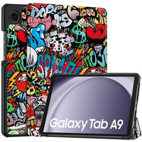 Husă pentru Samsung Galaxy Tab A9, Smartcase, graffiti