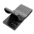 Husă pentru Samsung Galaxy S25 Ultra, Ripple Kickstand, pentru MagSafe, negru