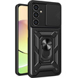 Husă blindată pentru Samsung Galaxy A05s, CamShield Slide, negru