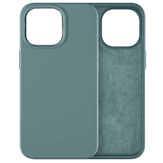 Husa pentru iPhone 14 Pro Max, Silicone Lite, verde