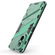 Husa pentru Realme C67, Military kickstand, verde