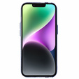 Carcasa pentru iPhone 13, Carbon Fiber MagSafe, albastru