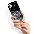 Huse pentru Huawei P40 Lite, Glittery, negru