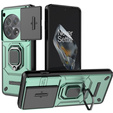Husă pentru OnePlus 12 5G, KickStand Camera Lens, verde