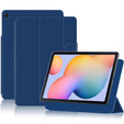 Husă pentru Samsung Galaxy Tab S6 Lite Tri-fold, Magnetic smartcase, albastru închis