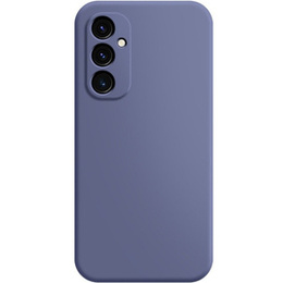 Carcasa pentru Samsung Galaxy A15, Silicone Lite, albastru închis + sticlă 9H