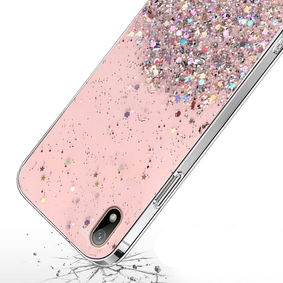 Huse pentru Huawei Y5 2019, Glittery, roz