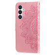 Cu clapetă pentru Samsung Galaxy A54 5G, Mandala Flower, roz rose gold