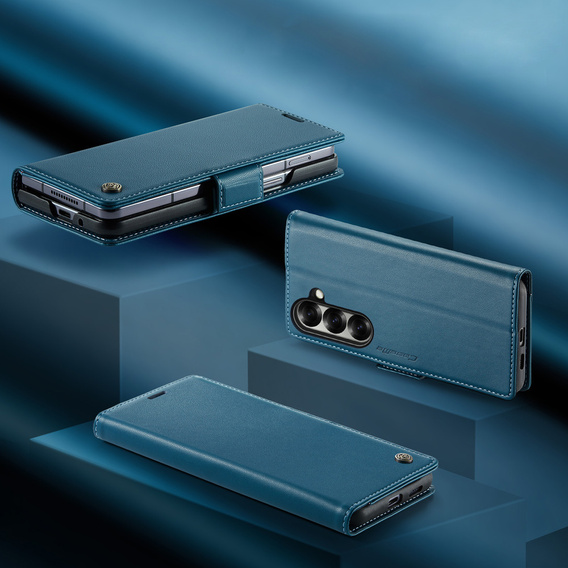 CASEME Litchi Wallet flip caz pentru Samsung Galaxy Z Fold7 5G