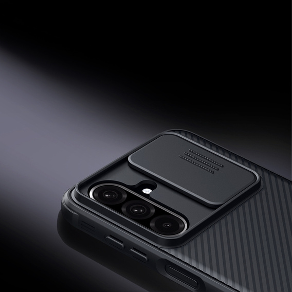 Husă NILLKIN Camshield Pro cu capac pentru cameră pentru Samsung Galaxy A26 5G, negru