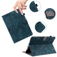 Huse pentru Samsung Galaxy Tab S9, Wallet Pen Slot, albastru