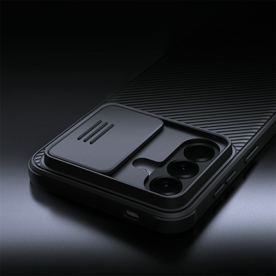 Husă magnetică NILLKIN CamShield Pro pentru Samsung Galaxy A57 5G, negru