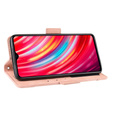 Cu clapetă pentru Xiaomi Redmi Note 8 Pro, Card Slot, roz