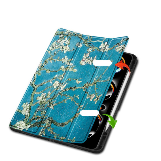 Husă pentru iPad Pro 13" 2024 (7 gen.), Smartcase, sakura