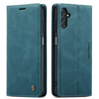 Husa CASEME pentru Samsung Galaxy A04S / A13 5G, Leather Wallet Case, verde