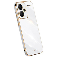 Husă pentru Xiaomi Redmi Note 13 Pro+, Glamour CamShield, alb