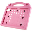 Husă pentru copii pentru Apple iPad Air 11" 6 gen. 2024, Cute Patterns, cu suport, roz