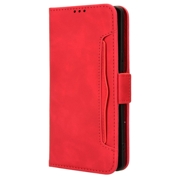 Cu clapetă pentru Infinix Note 40 Pro, Card Slot, roșu