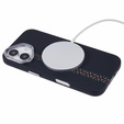 Carcasa pentru iPhone 16, Carbon Fiber MagSafe, negru