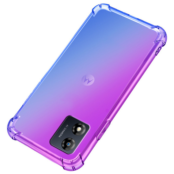 Husa pentru Motorola Moto E13, Gradient Dropproof, Violet / albastru