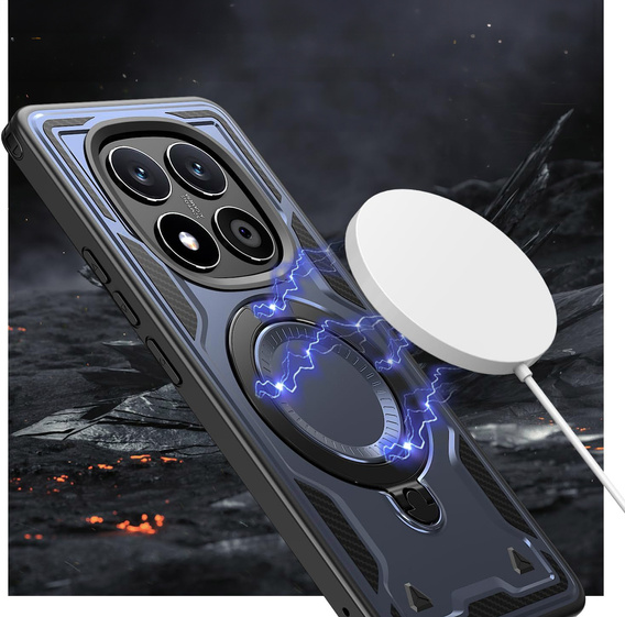 Husă magnetică cu suport pentru Xiaomi Redmi Note 15 Pro Plus 5G / Poco M8 Pro 5G