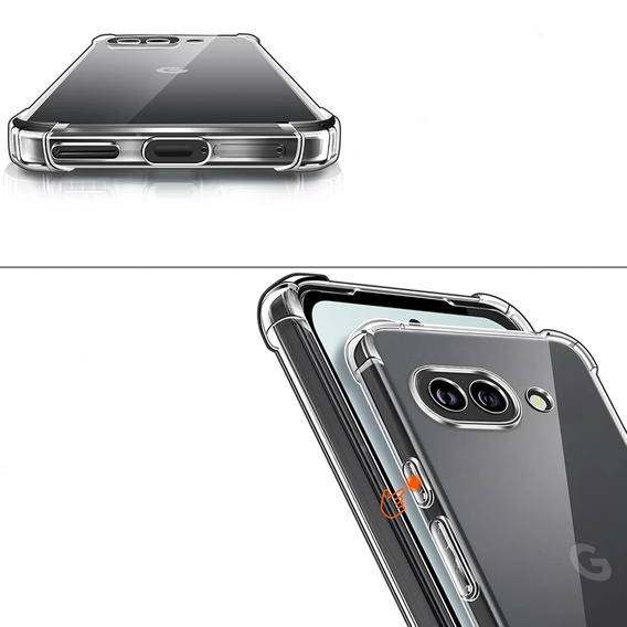 Huse pentru Google Pixel 9A, Dropproof, transparentă