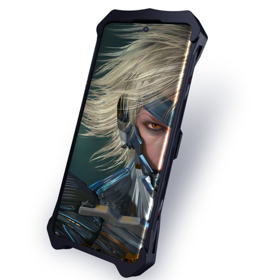 Husă blindată pentru Motorola Edge 40 Neo, Aluminum Alloy, negru